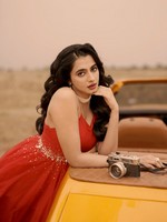 Maanasa Choudhary Turns Heads in a Stunning Red Look